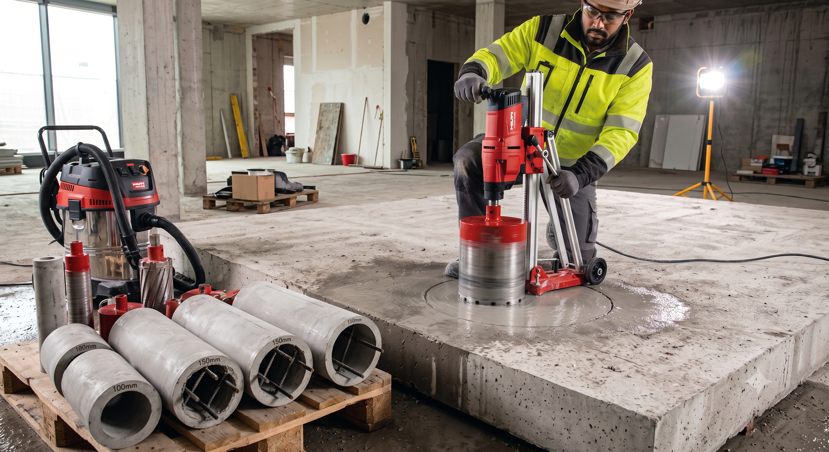 RCC Wall Core Drilling